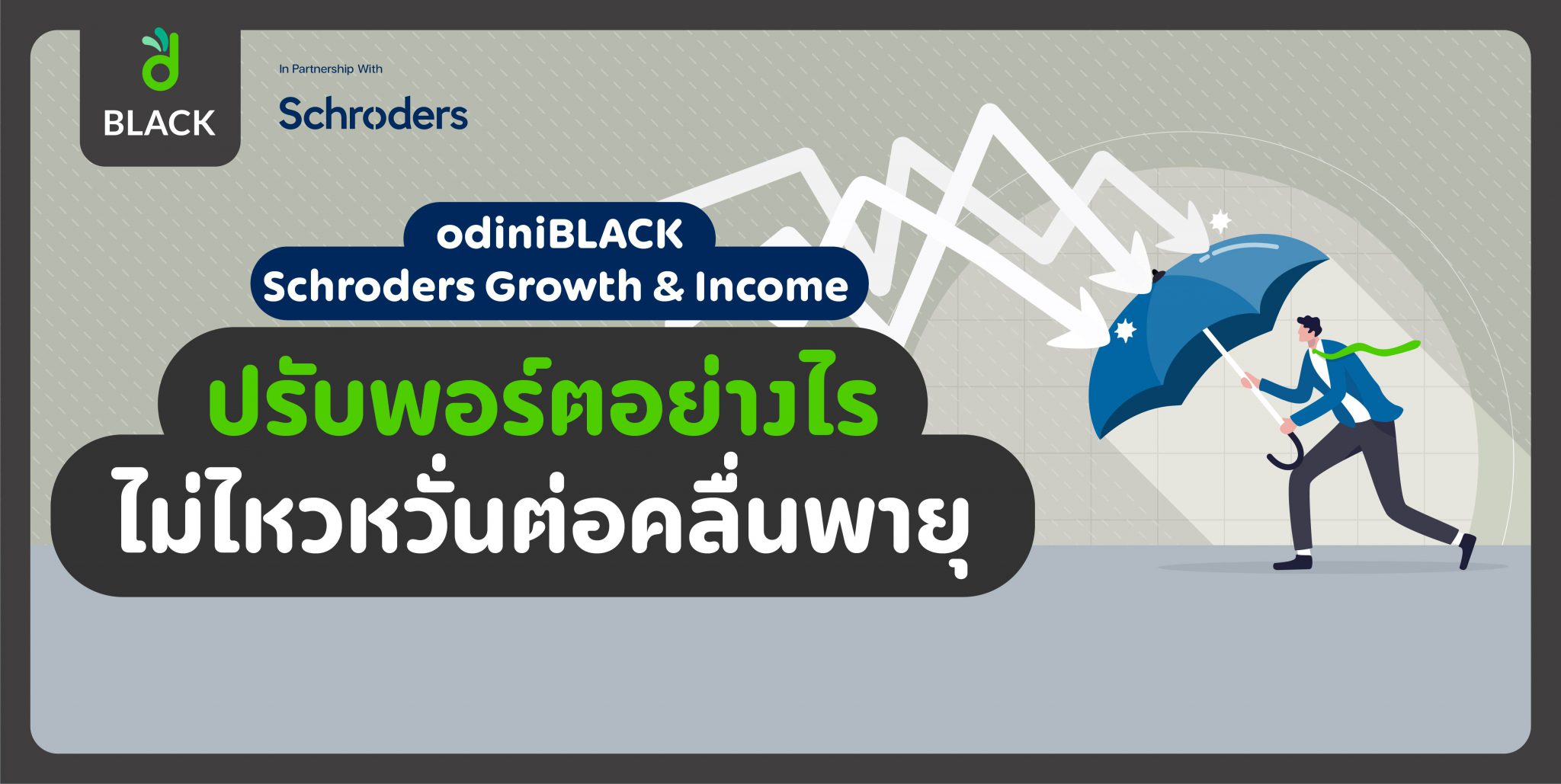 odiniBLACK Schroders Growth & Income ปรับพอร์ตอย่างไรไม่ไหวหวั่นต่อคลื่นพายุ