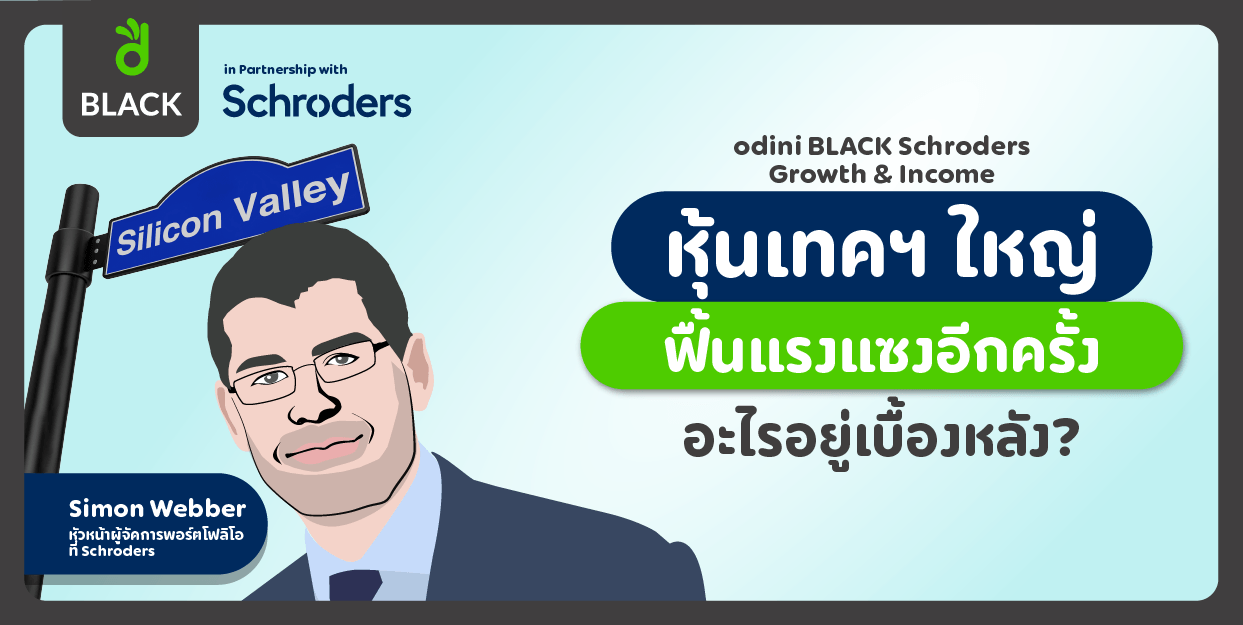 🏎️🔥 หุ้นเทคฯ ใหญ่ ฟื้นแรงแซงอีกครั้ง อะไรอยู่เบื้องหลัง? odini BLACK Schroders Growth & Income